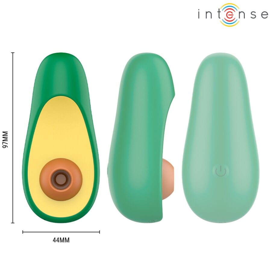 INTENSE - WAKI STIMOLATORE CLITORIDEO AD ASPIRAZIONE AVOCADO – Per il clitoride – foto 7