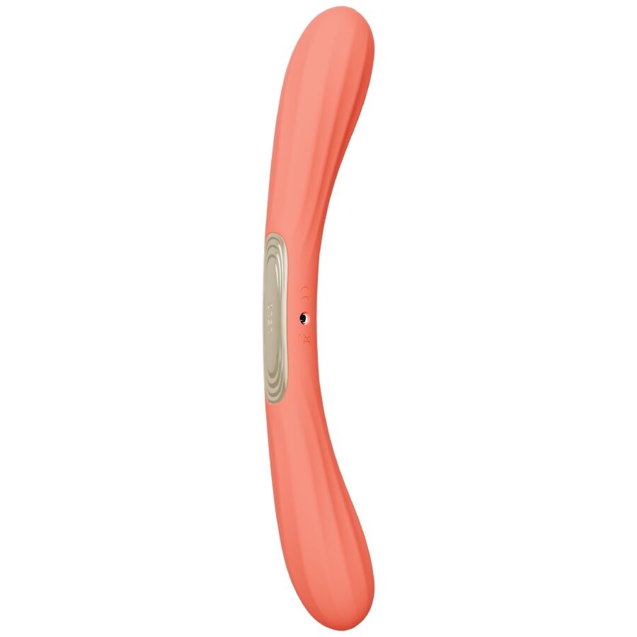 LELO - BOOMERANG VIBRATORE A DOPPIA ESTREMITÀ ROSSO CORALLO – Vibratore per coppie UD