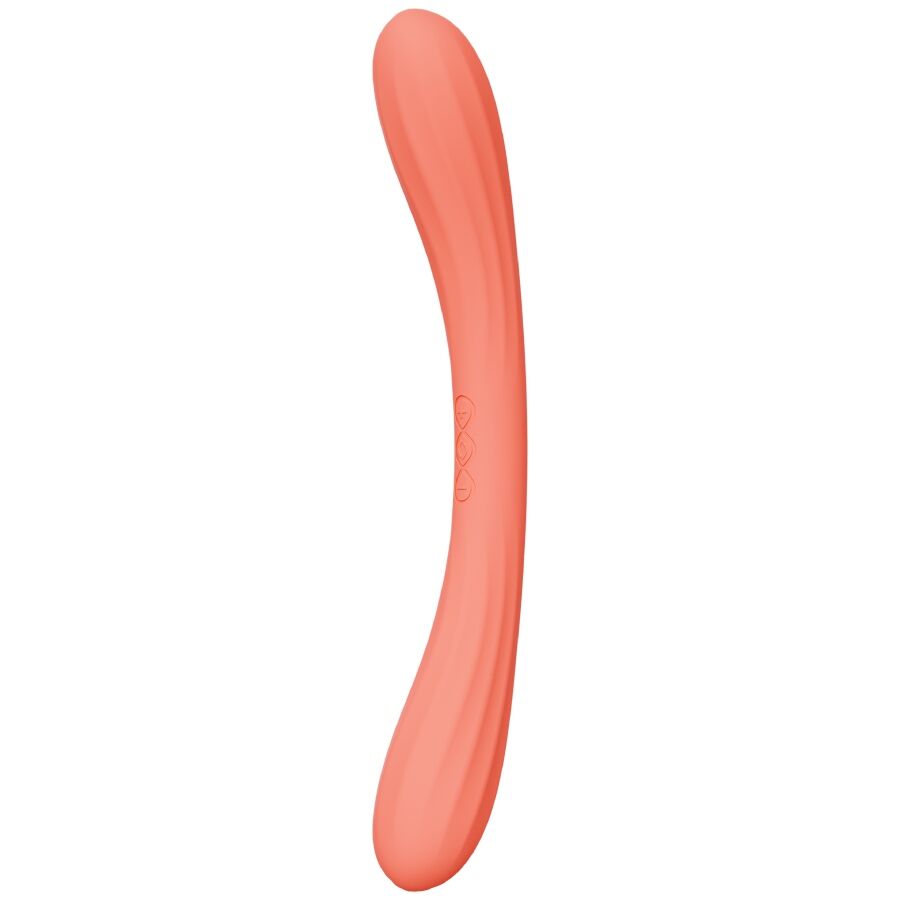 LELO - BOOMERANG VIBRATORE A DOPPIA ESTREMITÀ ROSSO CORALLO – Vibratore per coppie UD – foto 2