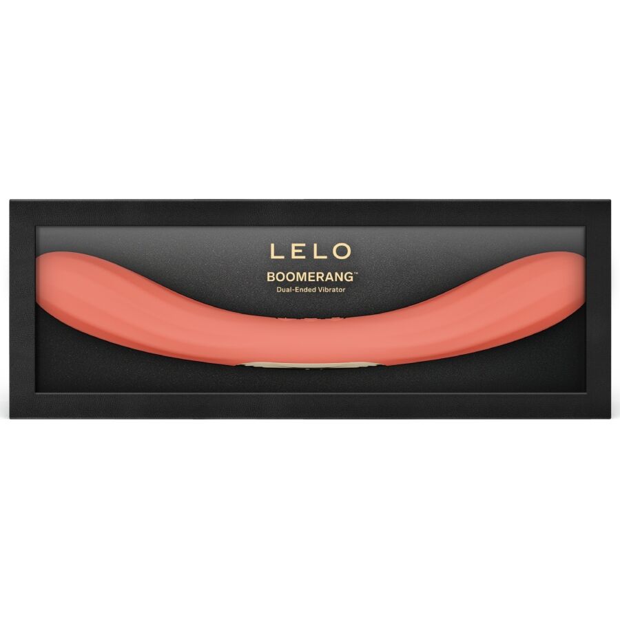 LELO - BOOMERANG VIBRATORE A DOPPIA ESTREMITÀ ROSSO CORALLO – Vibratore per coppie UD – foto 3