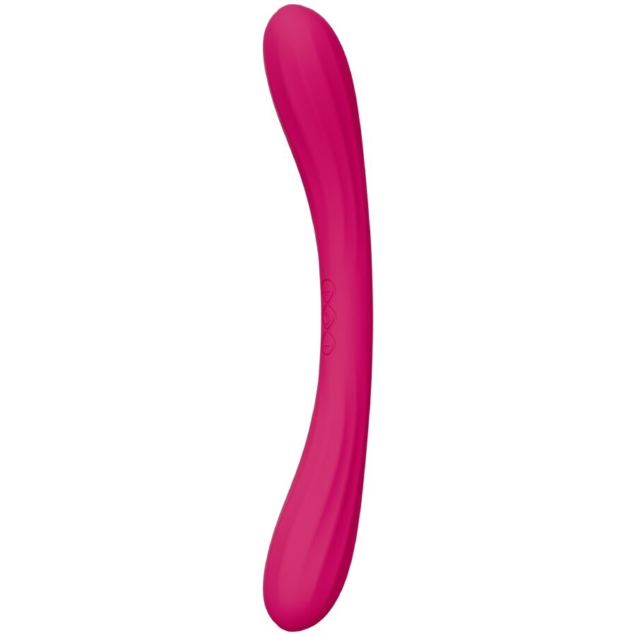 LELO - BOOMERANG VIBRATORE A DOPPIA ENDA CERISE – Vibratore per coppie UD – foto 2