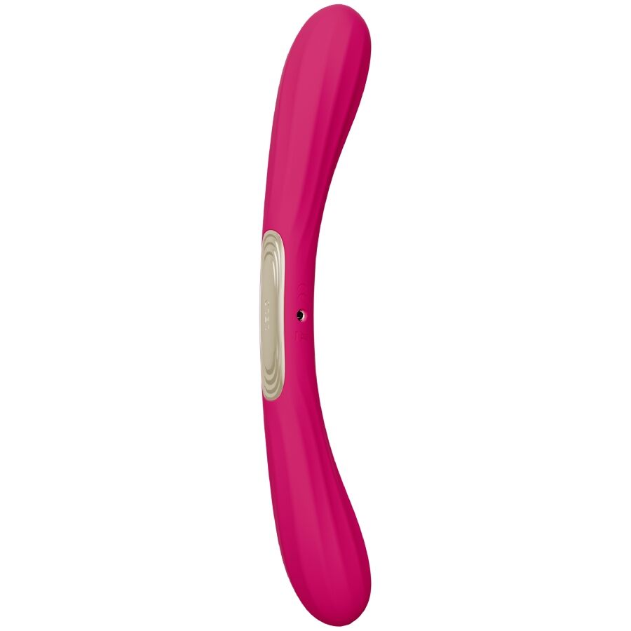 LELO - BOOMERANG VIBRATORE A DOPPIA ENDA CERISE – Vibratore per coppie UD