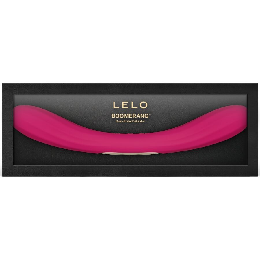 LELO - BOOMERANG VIBRATORE A DOPPIA ENDA CERISE – Vibratore per coppie UD – foto 4