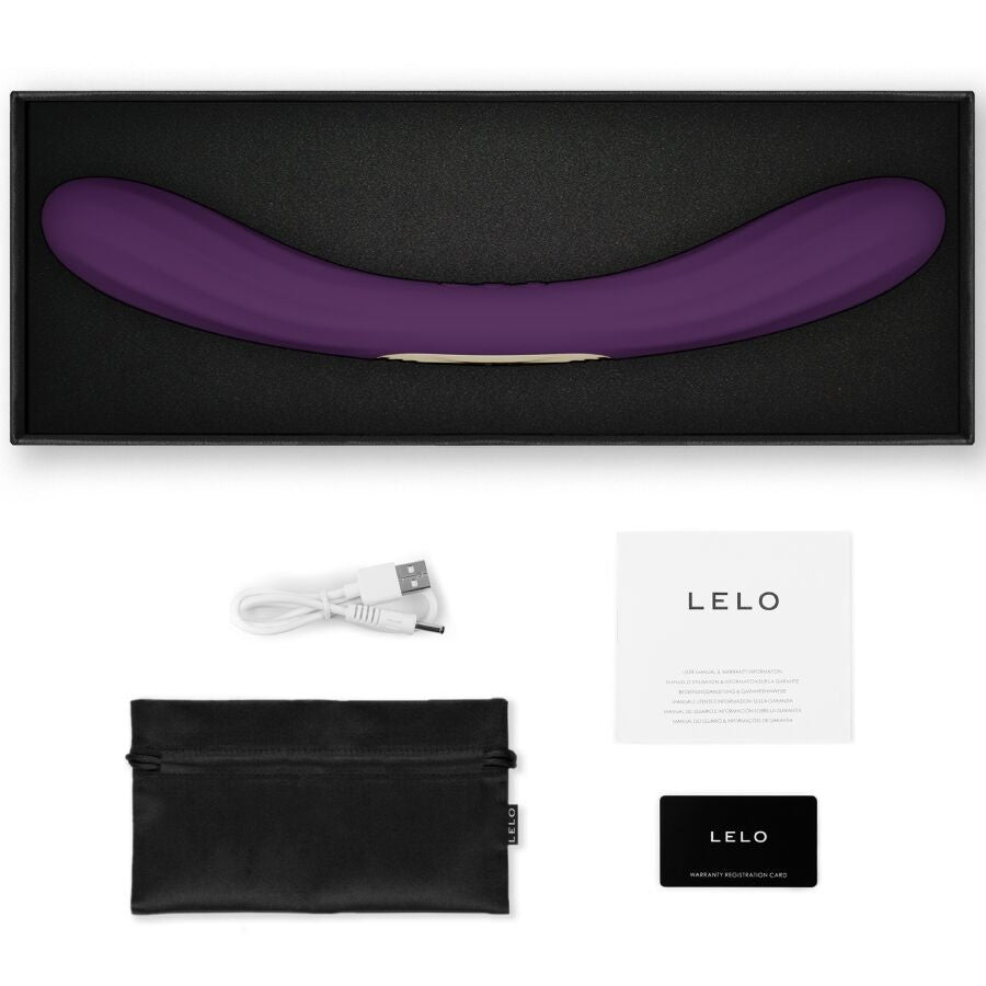 LELO - BOOMERANG VIBRATORE A DOPPIA ESTREMITÀ VIOLA – Vibratore per coppie UD – foto 3