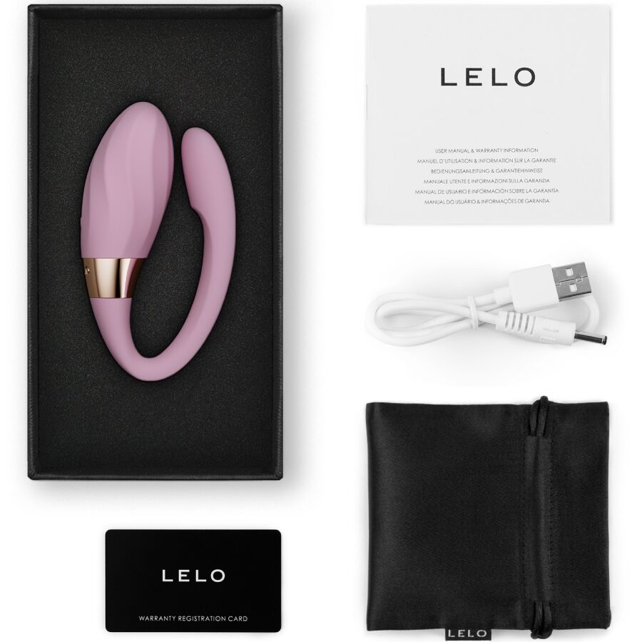 LELO - TIANI VIBRATORE PER COPPIE TWIST ROSA TENUE – Vibratore per coppie UD – foto 2