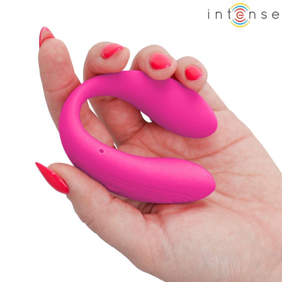 INTENSE - NORA STIMOLATORE VIBRANTE A MORSETTO ROSA – Telecomando – foto 7