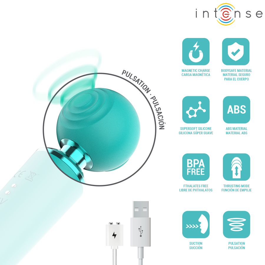INTENSE - HAMBY ASPIRATORE MULTIFUNZIONE CON ASPIRAZIONE E VIBRAZIONE – Vibratori HI-TECH – foto 8