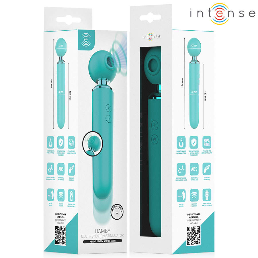 INTENSE - HAMBY ASPIRATORE MULTIFUNZIONE CON ASPIRAZIONE E VIBRAZIONE – Vibratori HI-TECH – foto 10