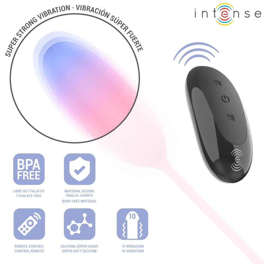 INTENSE - PAMELA VIBRATORE PER PUNTO G GRADIENT – Telecomando – foto 4