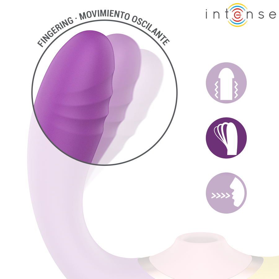 INTENSE - WILLOW  STIMOLATORE A VIBRAZIONE E ASPIRAZIONE 3 IN 1 – Vibratori HI-TECH – foto 8