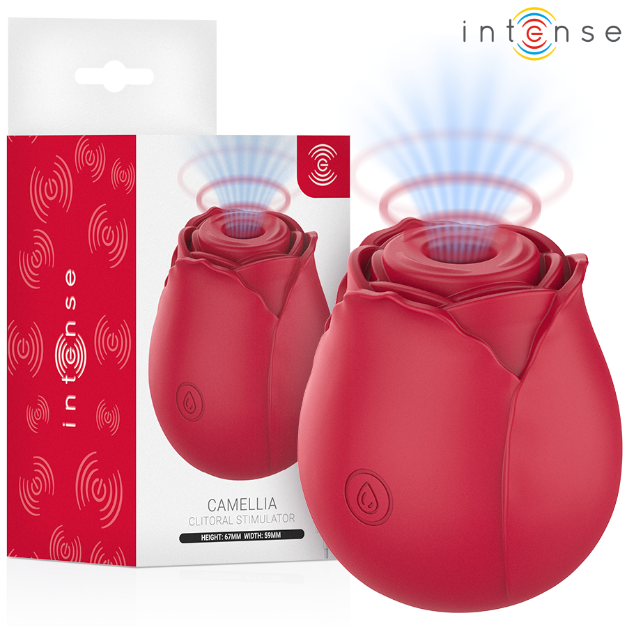 INTENSE - CAMELLIA ASPIRAZIONE CLITORIDEA ROSE BY WAVES BORDEAUX – Per il clitoride