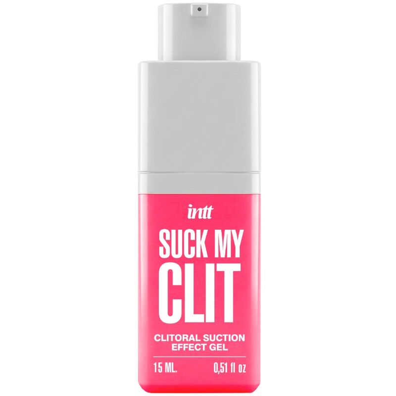 INTT - SUCK MY CLIT GEL EFFETTO ASPIRAZIONE FRAGOLA SELVAGGIA 15 ML – Intensificatore dell'orgasmo