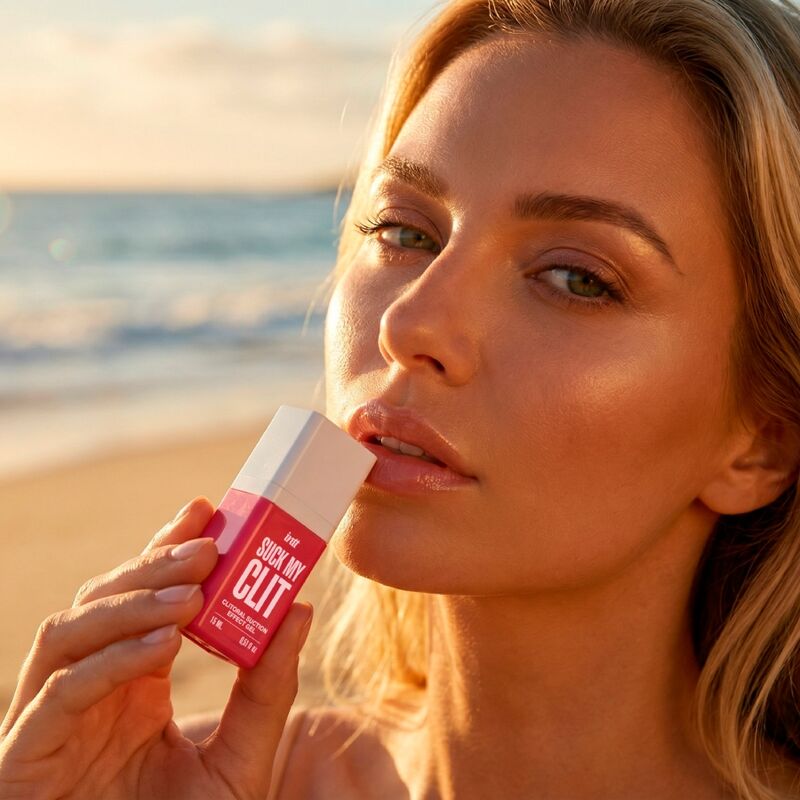 INTT - SUCK MY CLIT GEL EFFETTO ASPIRAZIONE FRAGOLA SELVAGGIA 15 ML – Intensificatore dell'orgasmo – foto 5
