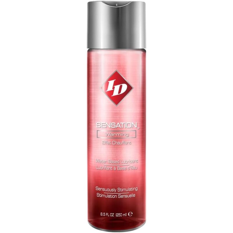 ID SENSATION - LUBRIFICANTE A BASE ACQUA CON EFFETTO CALORE 250 ML – Effetto calore