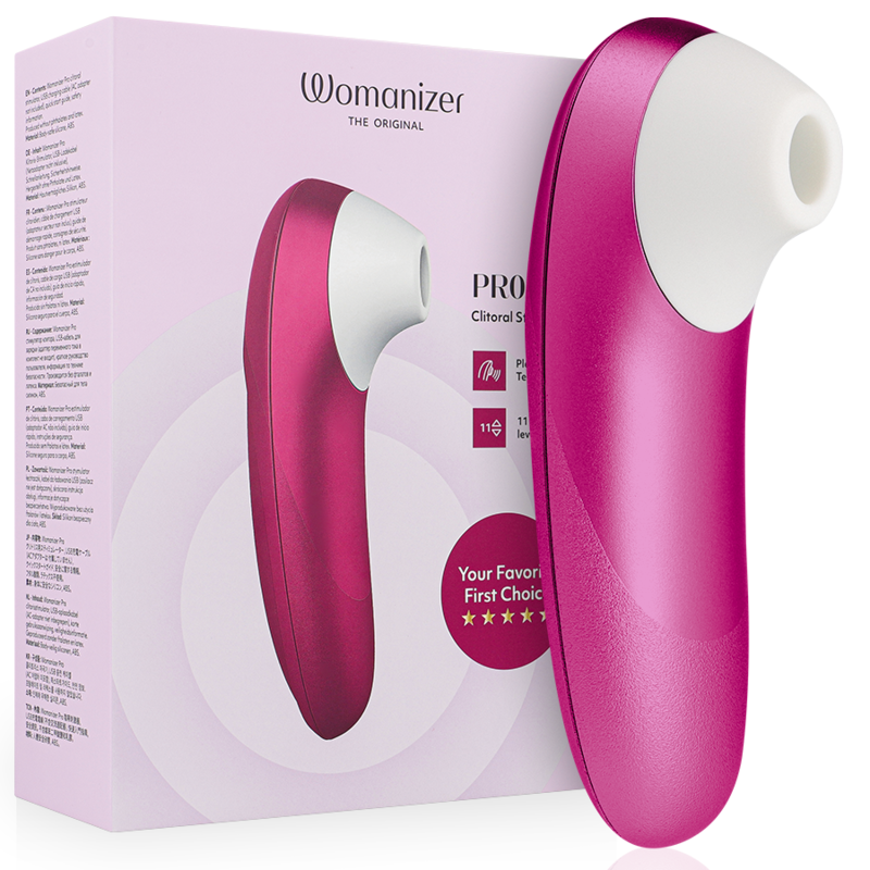 WOMANIZER - STIMOLATORE CLITORIDEO PRO VIBRANTE ROSA – Per il clitoride