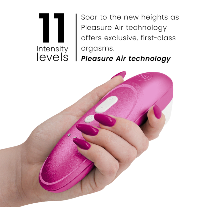 WOMANIZER - STIMOLATORE CLITORIDEO PRO VIBRANTE ROSA – Per il clitoride – foto 5