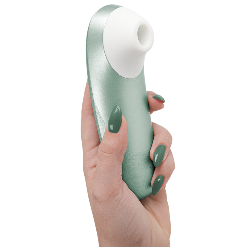 WOMANIZER - STIMOLATORE CLITORIDEO PRO VIBRANTE VERDE SALVIA – Per il clitoride – foto 4