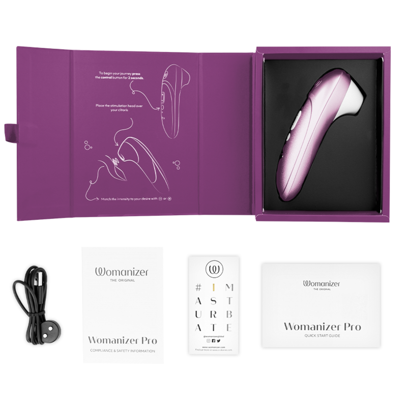 WOMANIZER - STIMOLATORE CLITORIDEO PRO VIBRANTE LILLA – Per il clitoride – foto 6