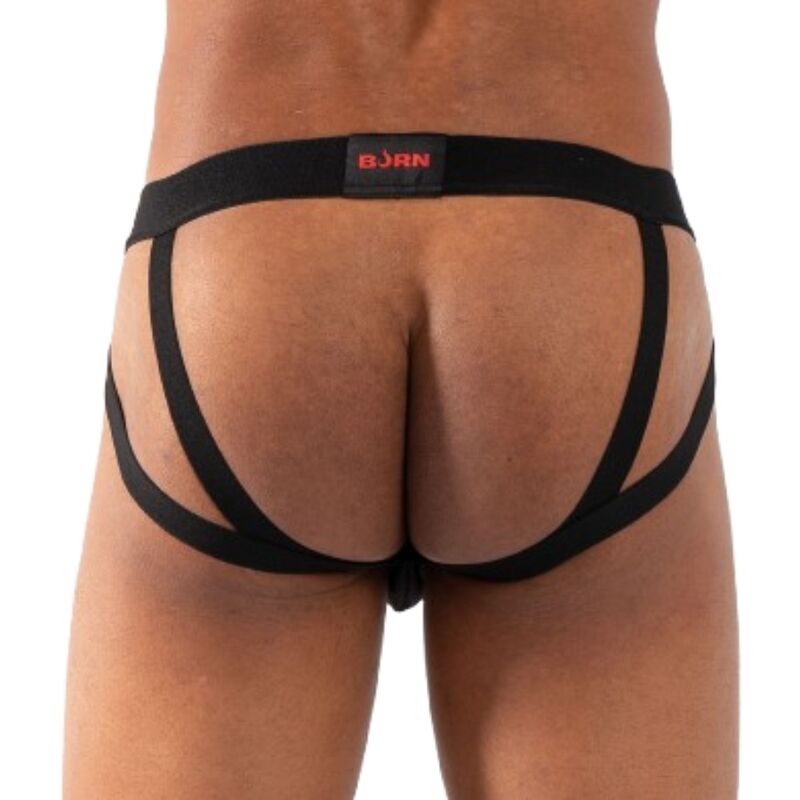 BURN - 011 DOUBLE BLACK JOCK S – Confezioni di lingerie da uomo – foto 3