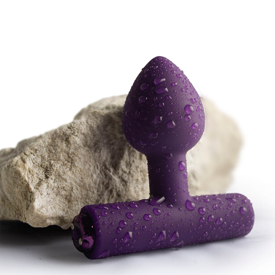 ROCKS-OFF - MINI BACCHETTA RICARICABILE 16 FUNZIONI ROSA PEONIA – Vibratori anali – foto 5