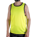 MACHO - CMV001 T-SHIRT DA PALESTRA GIALLA S/M – Magliette da uomo