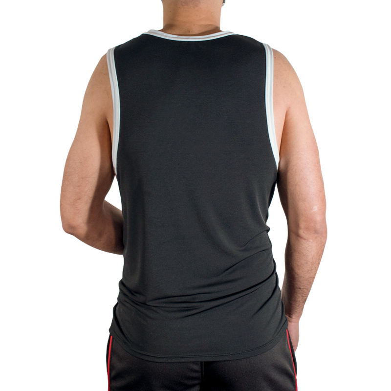 MACHO - CMV004 T-SHIRT DA PALESTRA NERA S/M – Magliette da uomo – foto 3