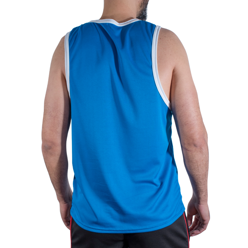 MACHO - CMV002 T-SHIRT BLU DA PALESTRA S/M – Magliette da uomo – foto 3