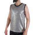 MACHO - T-SHIRT CON GLITTER FINI L/XL – Magliette da uomo