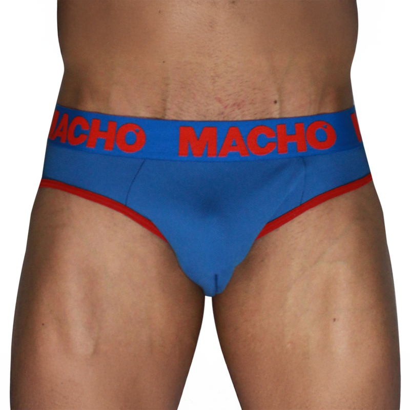 MACHO - MCH005 CLASSIC SLIP BLU + ROSSO XL – Scivola – foto 2