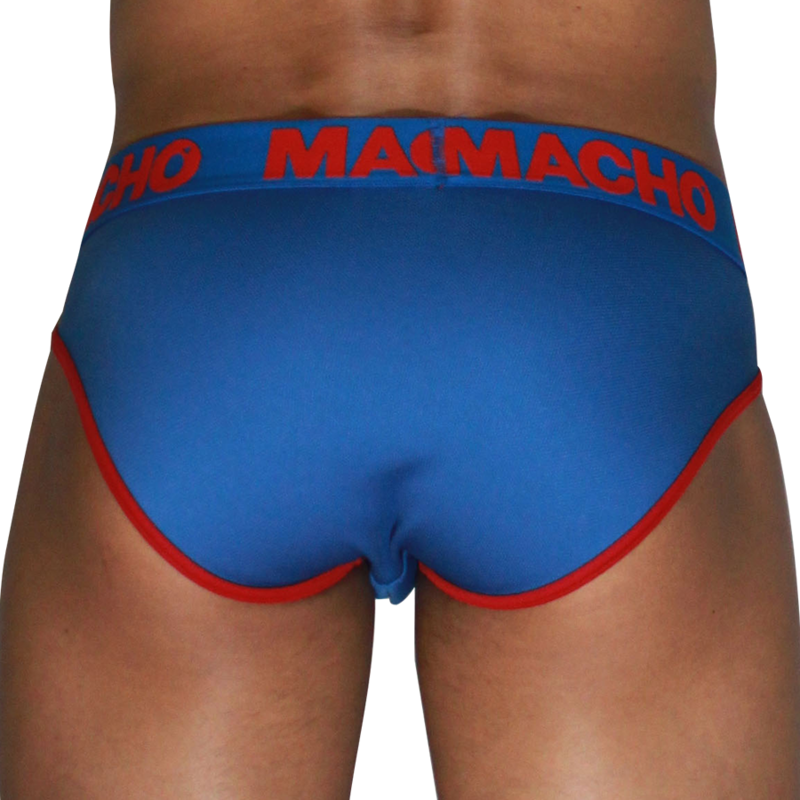 MACHO - MCH005 CLASSIC SLIP BLU + ROSSO XL – Scivola – foto 3