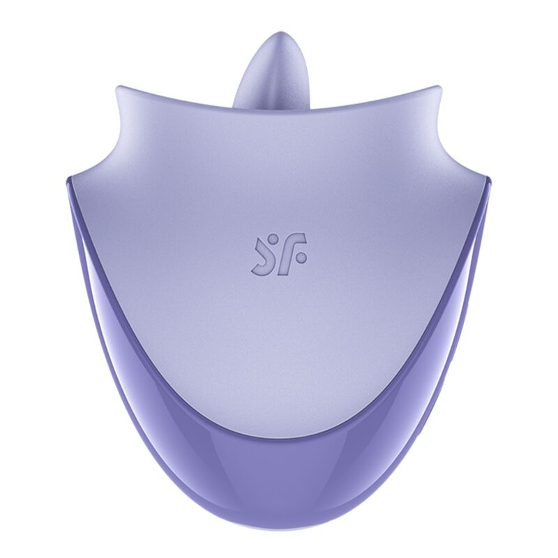 SATISFYER - TONGUE DANCER STIMOLATORE CLITORIDEO CON VIBRAZIONI E PULSAZIONI LILLA – Per il clitoride – foto 2