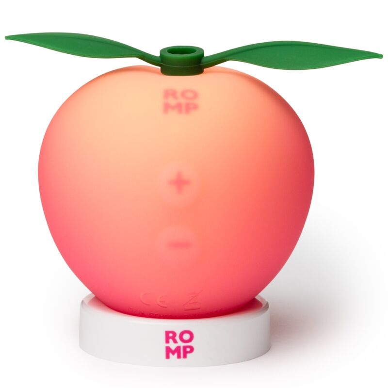 ROMP - ASPIRAZIONE CLITORIDEA ROSA PESCA – Stimolatore d'aria con vibrazione