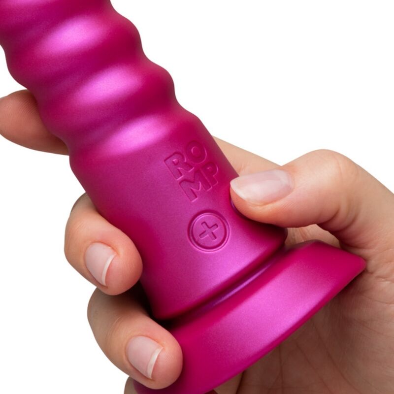 ROMP - JIGGLE VIBRATORE SU E GIÙ CON VENTOSA ROSA – Vibratori HI-TECH – foto 4