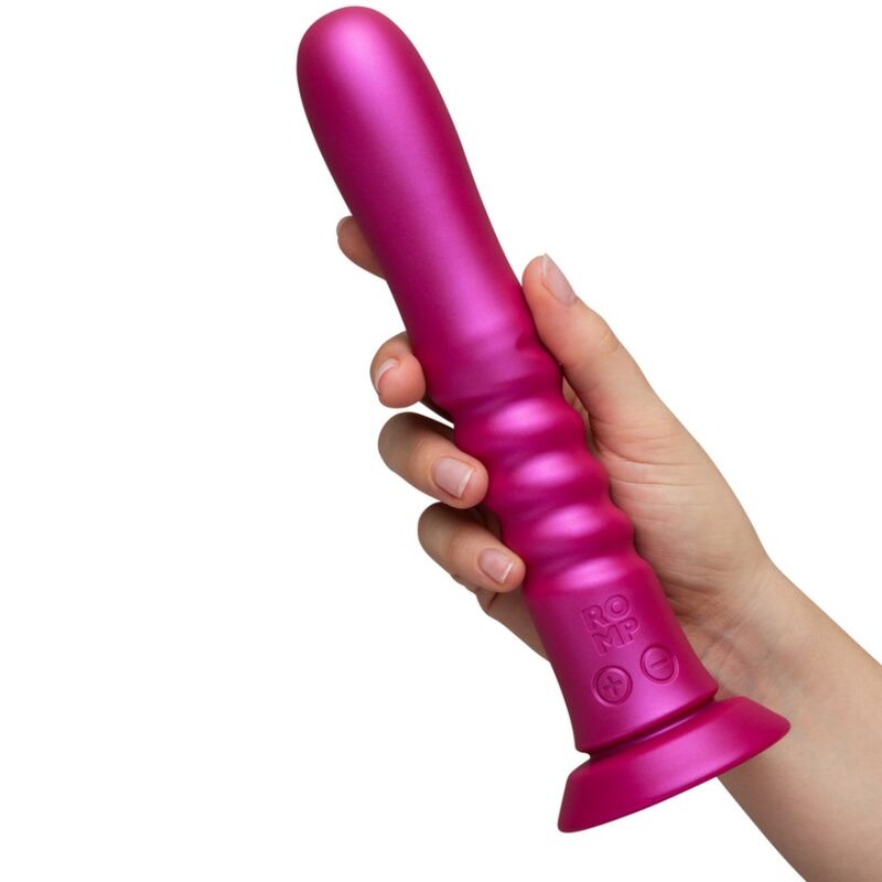 ROMP - JIGGLE VIBRATORE SU E GIÙ CON VENTOSA ROSA – Vibratori HI-TECH – foto 3