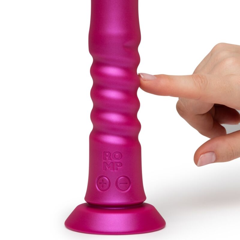 ROMP - JIGGLE VIBRATORE SU E GIÙ CON VENTOSA ROSA – Vibratori HI-TECH – foto 5