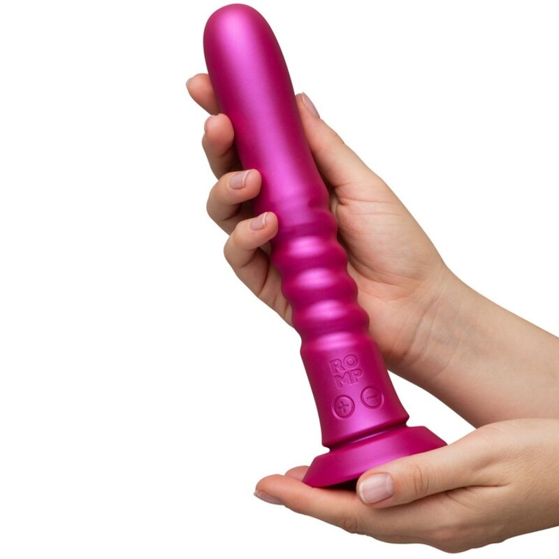 ROMP - JIGGLE VIBRATORE SU E GIÙ CON VENTOSA ROSA – Vibratori HI-TECH – foto 6