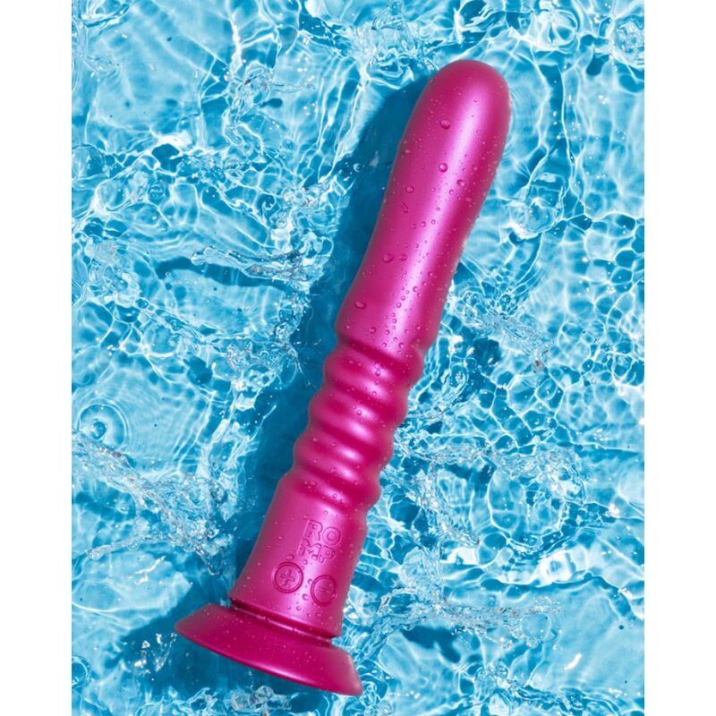 ROMP - JIGGLE VIBRATORE SU E GIÙ CON VENTOSA ROSA – Vibratori HI-TECH – foto 9