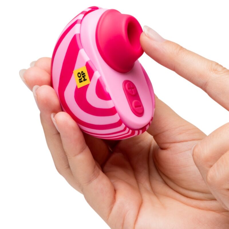 ROMP - SPIN CLITORAL SUCTION ANTITUDE WITH ROTATING OPENING AND CHIUSURE – Stimolatore d'aria con vibrazione – foto 2