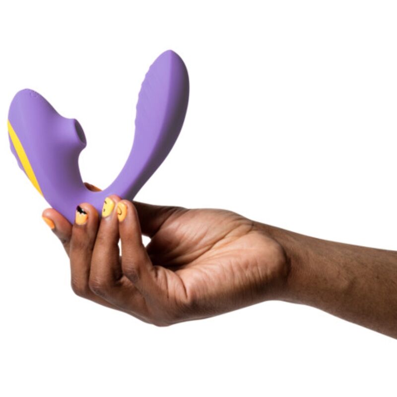 ROMP - REVERB STIMOLATORE DEL PUNTO G E DISPOSITIVO DI ASPIRAZIONE CLITORIDEA REVERB VIOLA – Stimolatore d'aria con vibrazione – foto 4