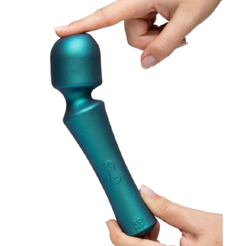 ROMP - PRESTO MINI VIBRATORE A BACCHETTA CON TESTINA FLESSIBILE VERDE – Vibratore WAND – foto 4