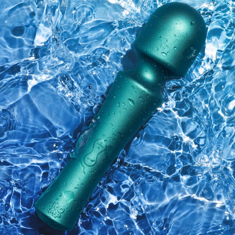 ROMP - PRESTO MINI VIBRATORE A BACCHETTA CON TESTINA FLESSIBILE VERDE – Vibratore WAND – foto 10