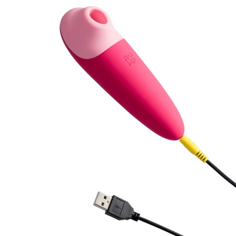 ROMP - SHINE X ASPIRAZIONE CLITORIDEA 10 LIVELLI ROSA – Stimolatore d'aria con vibrazione – foto 5