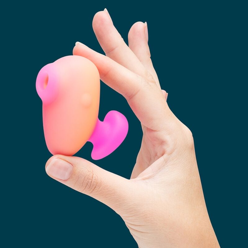 ROMP - KISS VIBRATORE DA DITO RICARICABILE CON ASPIRAZIONE CLITORIDEA – Stimolatore d'aria con vibrazione – foto 8
