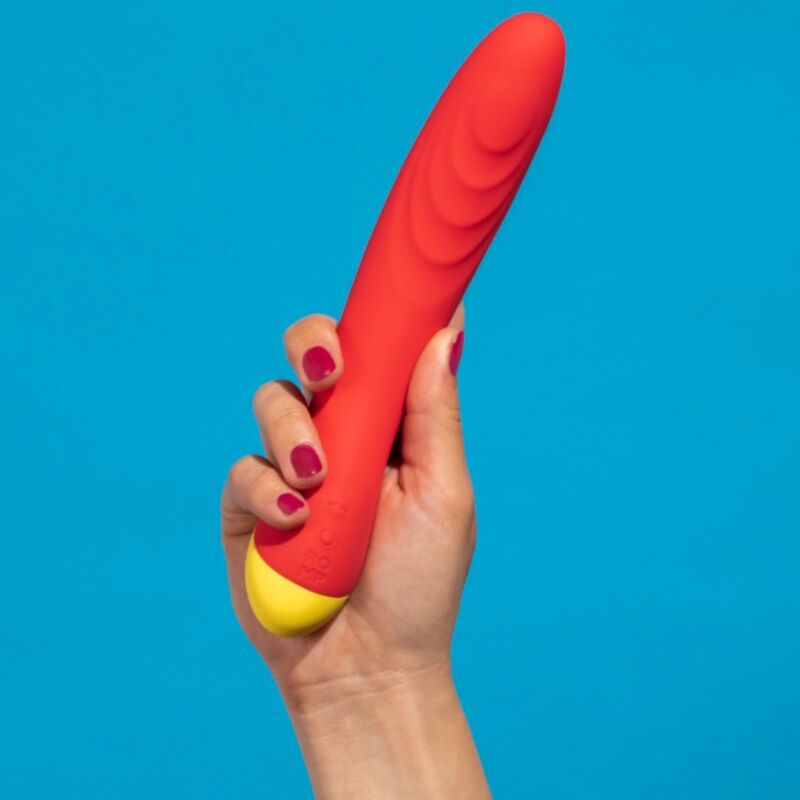 ROMP - HYPE VIBRATORE MULTIFUNZIONE PER IL PUNTO G ROSSO – Vibratori a punto G – foto 13