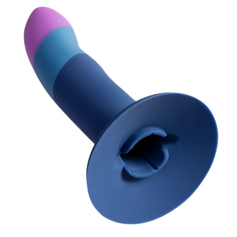 ROMP - DILDO IN SILICONE PICCOLO CON VENTOSA TRICOLORE 14 CM – Dildo strapon – foto 3