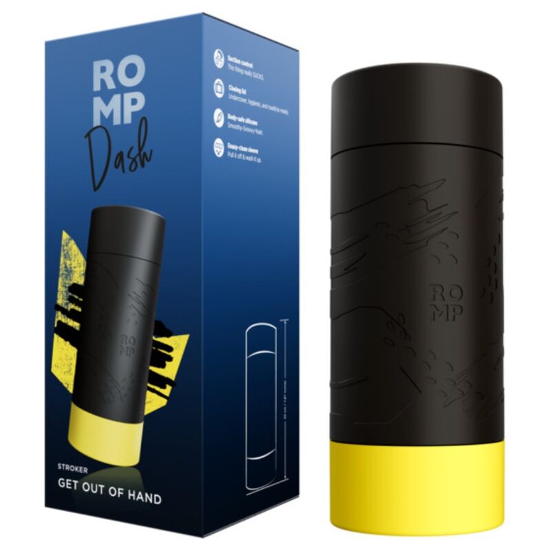 ROMP - DASH MASTURBATORE MASCHILE CON CONTROLLO A SUZIONE 20 CM – Masturbatore automatico – foto 8