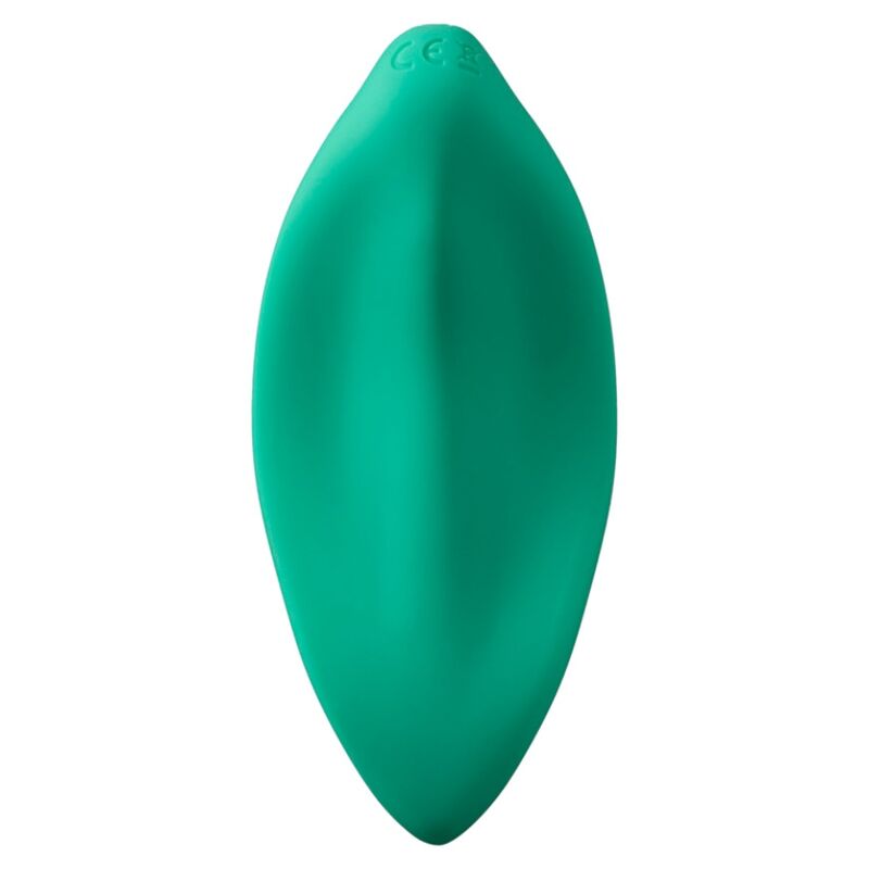 ROMP - VIBRATORE A ONDE STIMOLATORE CLITORIDEO FORMA ERGONOMICA VERDE ACQUA – Per il clitoride – foto 4