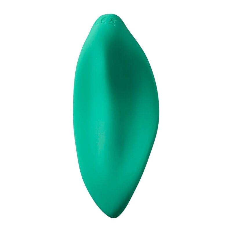 ROMP - VIBRATORE A ONDE STIMOLATORE CLITORIDEO FORMA ERGONOMICA VERDE ACQUA – Per il clitoride – foto 5