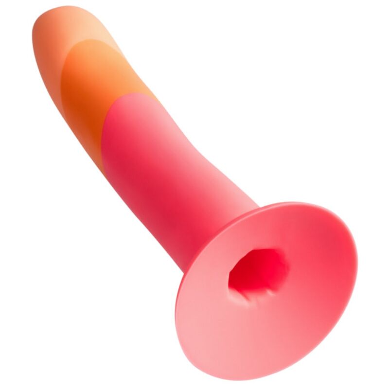 ROMP - DIZI DILDO IN SILICONE CON VENTOSA TRICOLORE 18 CM – Falli senza vibrazioni – foto 3