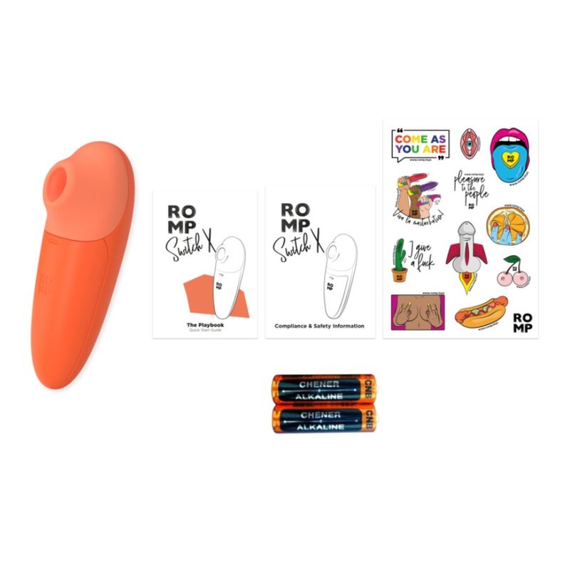 ROMP - SWITCH X STIMOLATORE CLITORIDEO 6 LIVELLI ARANCIONE – Per il clitoride – foto 12